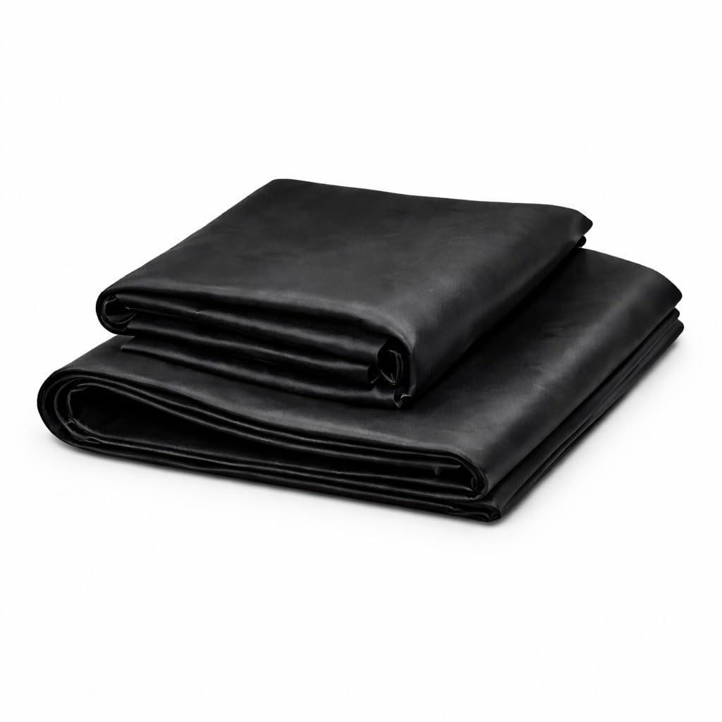 EPDM Pond Liner 2.5m x 3m 900gsm Rubber with 50gsm Black Underlay - Heavy Duty Fish Safe Waterproof Pond Membrane for Garden Ponds, Koi, Wildlife, Water Features, Landscaping - UV and Ozone Resistant